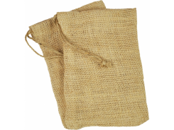 Jutebeutel / Jutesäckchen 12x17cm natur mit Zugband 