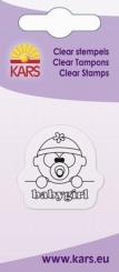 Kars Clear Stempel Baby Girl 5X6cm 