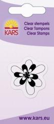 Kars Clear Stempel Blume 5X6cm 