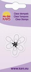 Kars Clear Stempel Blume line 5X6cm 