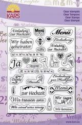 Kars Clear Stempel Set 14X18CM Hochzeit 
