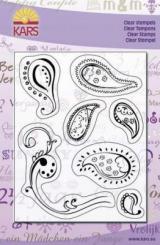 Kars Clear Stempel Set 14X18CM Paisley 