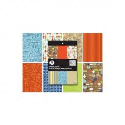 Kartenpapier Mat stack paper pad traveler  12,7X17,8cm / 32 Bögen 