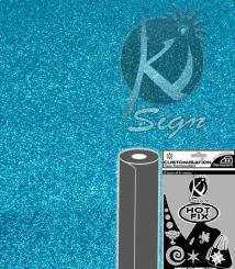 Ki-Sign Bügeltransfer Folie 15 x 20cm - Glitter - hellblau hellblau