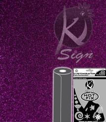 Ki-Sign Bügeltransfer Folie 15 x 20cm - Glitter - violett violett