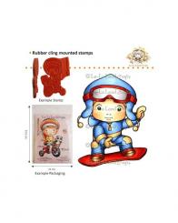 La-La Land Crafts Stempel Luka Snowboard 