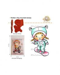 La-La Land Crafts Stempel Marci Snowboard 