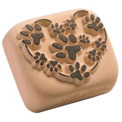 LaDot Tattoo Stempel L - Katzenpfoten Herz 