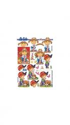 Le Suh 3D Metallic Stanzbogen Junge mit Hund 