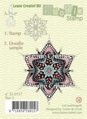 LeCrea - Doodle Silikon Stempel Sterne 2 