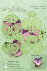 LeCrea - LeCrea?Multi die flower 003 Pansy Präge- und Schneideschablone 