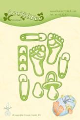 LeCrea - Leabilitie Baby Sachen Präge- und Schneideschablone 8tlg 