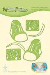LeCrea - Leabilitie Baby Schuhe Präge- und Schneideschablone 6tlg 