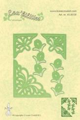 LeCrea - Lea?bilitie Corner flowers Präge- und Schneideschablone 