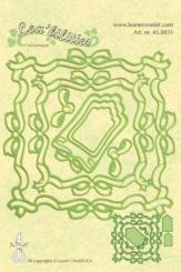 LeCrea - Lea?bilitie Frame square ribbons Präge- und Schneideschablone 