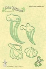 LeCrea - Lea?bilitie Seashell & waves Präge- und Schneideschablone 