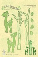 LeCrea - Lea?bilitie deer & trees Präge- und Schneideschablone 
