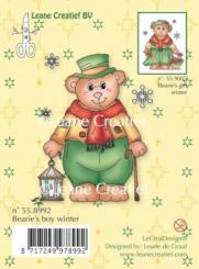 LeCrea - Silikon Stempel Bearie?s boy winter 