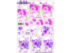 LeSuh 3D Bogen Blumen mit Karte 