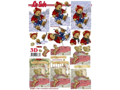 LeSuh 3D Bogen Weihnachtsbär This Christmas 