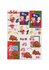 LeSuh 3D Bogen Weihnachtskinder 