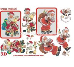 LeSuh 3D Bogen Weihnachtsmann 