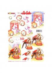 LeSuh 3D Bogen Zirkus Löwe 