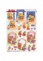 LeSuh 3D Etappen Bogen Bärchen 