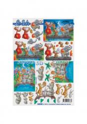 LeSuh 3D Etappen Bogen Bärchen 