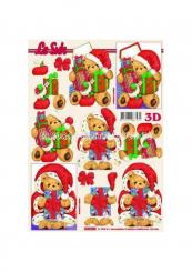 LeSuh 3D Etappen Bogen Bären Weihnachten 