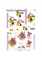 LeSuh 3D Etappen Bogen Blumen 