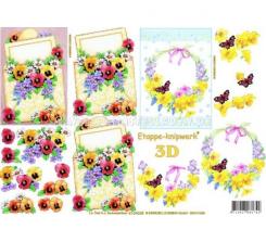 LeSuh 3D Etappen Bogen Blumen 