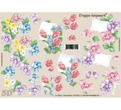 LeSuh 3D Etappen Bogen Blumen 