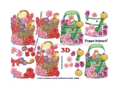 LeSuh 3D Etappen Bogen Blumenkorb 