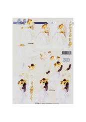 LeSuh 3D Etappen Bogen Brautpaar 