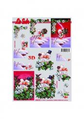 LeSuh 3D Etappen Bogen Ente mit Strauß 