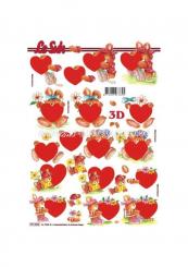 LeSuh 3D Etappen Bogen Häschen mit Herz 