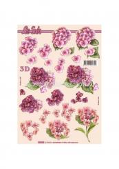 LeSuh 3D Etappen Bogen Hortensie 