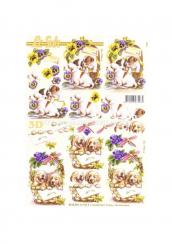 LeSuh 3D Etappen Bogen Hunde 