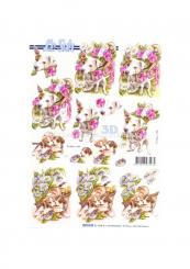 LeSuh 3D Etappen Bogen Hunde 