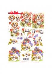 LeSuh 3D Etappen Bogen Hunde 