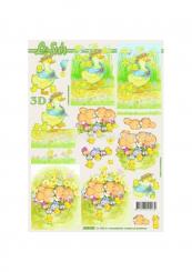 LeSuh 3D Etappen Bogen Kaninchen, Küken, Ente 