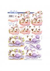 LeSuh 3D Etappen Bogen Katzen 