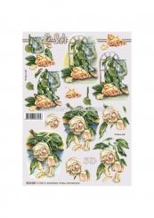 LeSuh 3D Etappen Bogen Kondolenz 