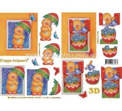 LeSuh 3D Etappen Bogen Küken Nr.2 