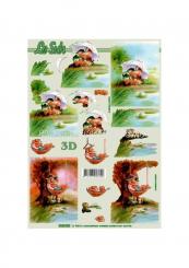 LeSuh 3D Etappen Bogen Liebe Enten 