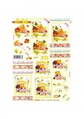 LeSuh 3D Etappen Bogen Obst-Bärchen 