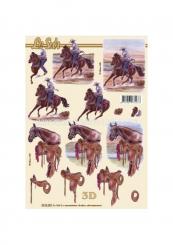 LeSuh 3D Etappen Bogen Pferde 