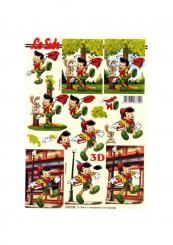 LeSuh 3D Etappen Bogen Pinnocchio mit Kaninchen 