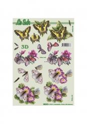 LeSuh 3D Etappen Bogen Schmetterlinge 